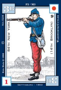 Dixie Civil War Card Game Union Cards