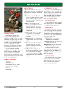 Napoleon rules – Columbia Block System